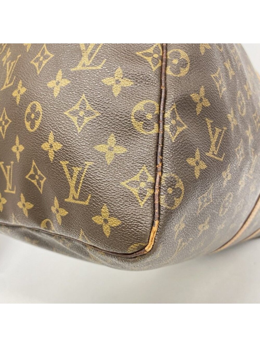 Louis Vuitton Boston Bag Monogram Keepall 55 Brown - Picture 6 of 10
